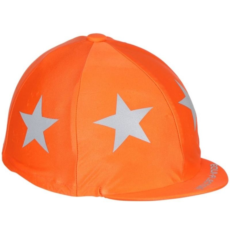 Reithelmüberzug Reflective Orange
