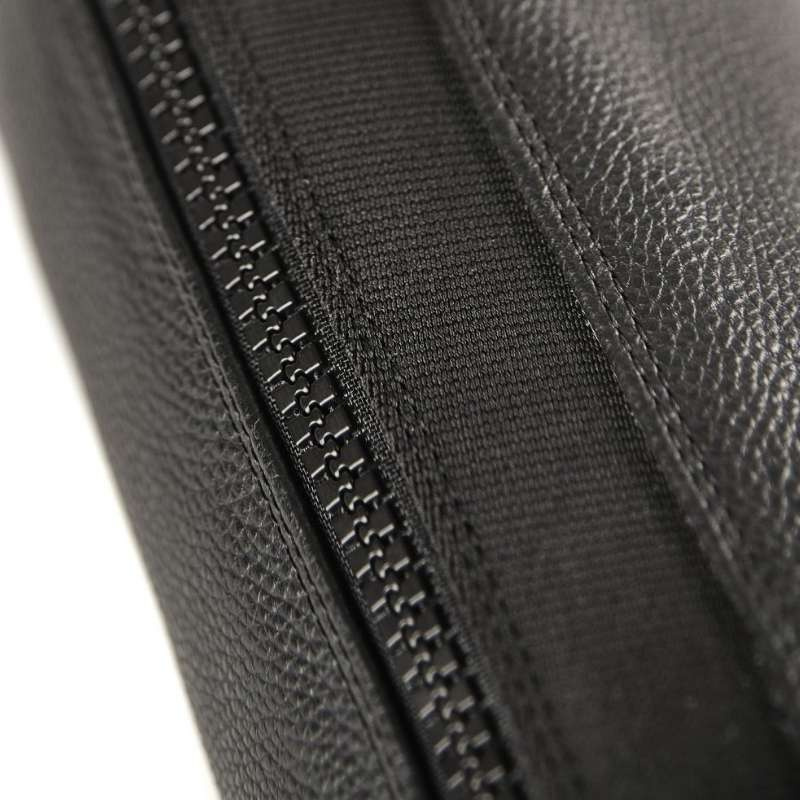 Short Chaps Leather Schwarz