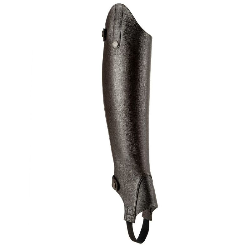 Short Chaps Leather Braun