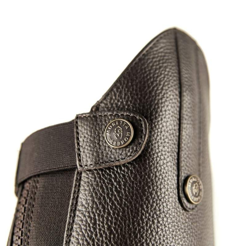 Short Chaps Leather Braun