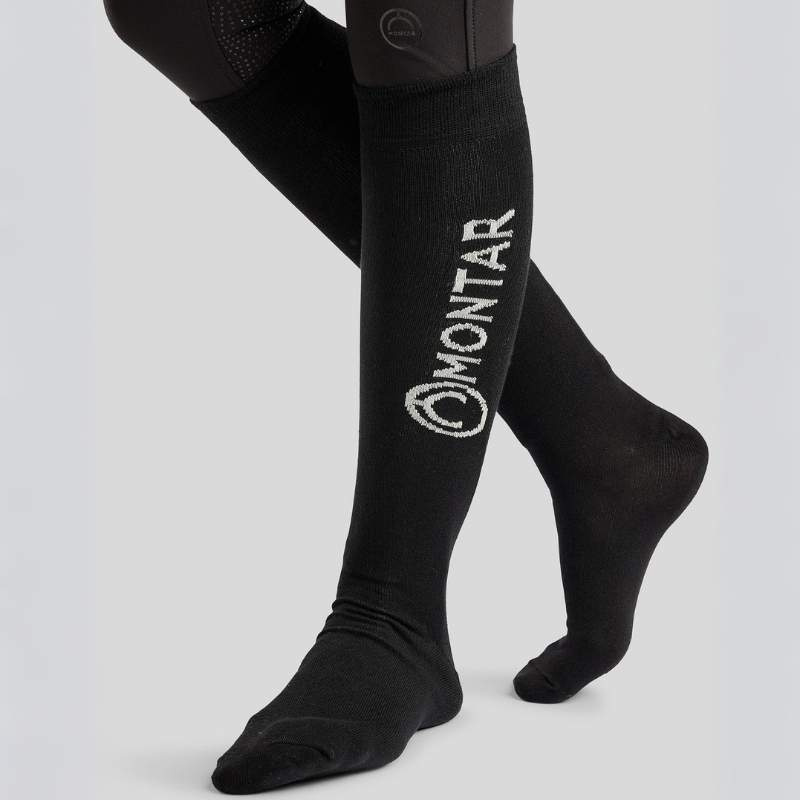 Reitsocken Bamboo Schwarz