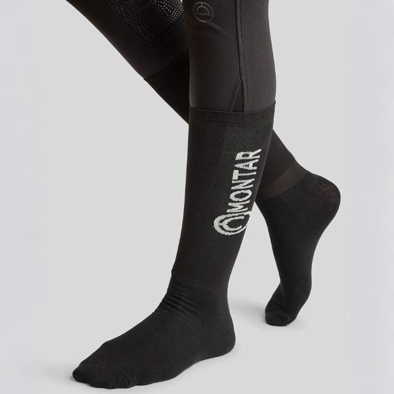 Reitsocken Nylon 3-pack Schwarz