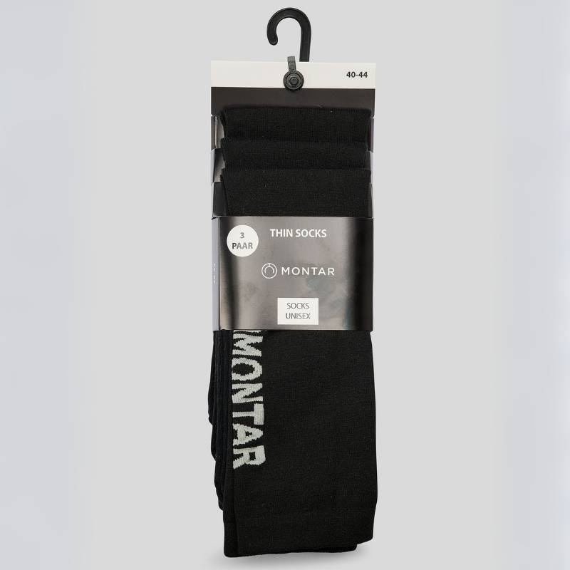 Reitsocken Nylon 3-pack Schwarz