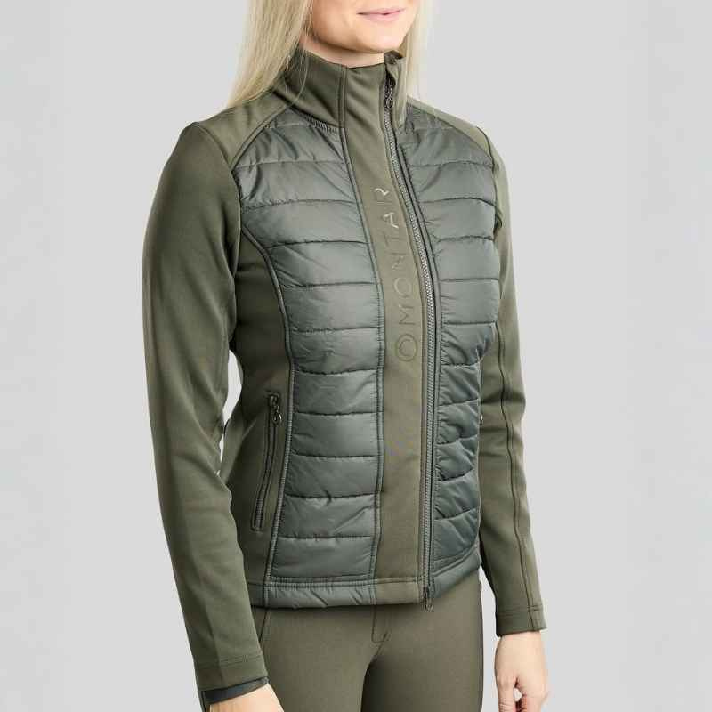 Hybridjacke Emma Softshell Forest Green