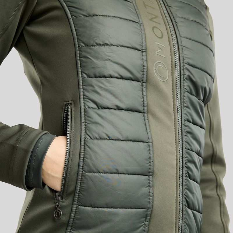 Hybridjacke Emma Softshell Forest Green