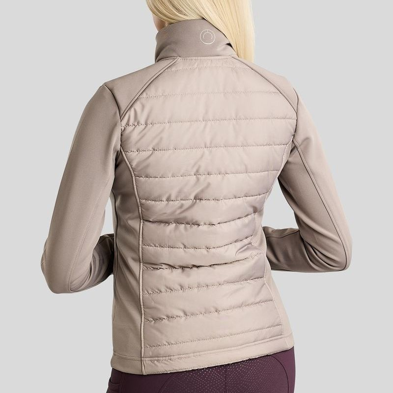 Hybridjacke Emma Softshell Pearl Grey