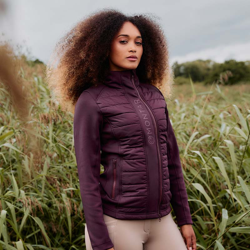 Hybridjacke Emma Softshell Fig
