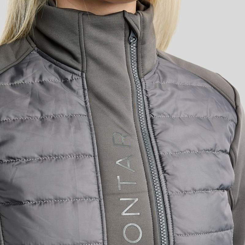 Hybridjacke Emma Softshell Grau