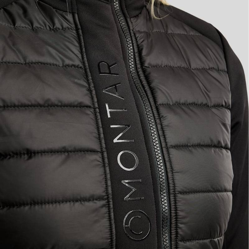 Reitmantel Emma Long Softshell Hybrid Schwarz