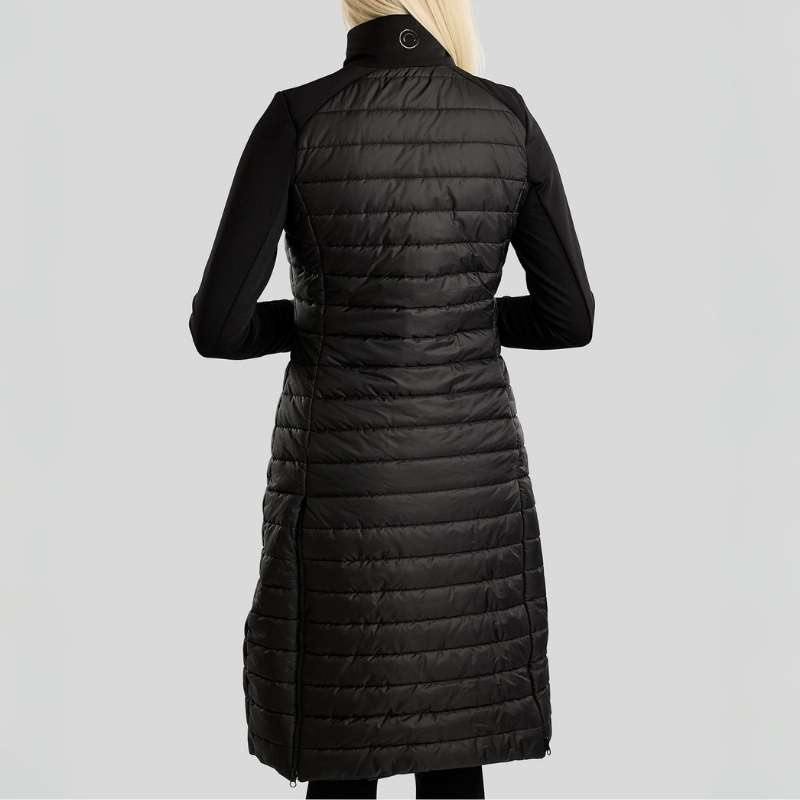 Reitmantel Emma Long Softshell Hybrid Schwarz
