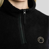 Teddyfleece MoEbba Q-Zip Schwarz Teddyfleece MoEbba Q-Zip Schwarz