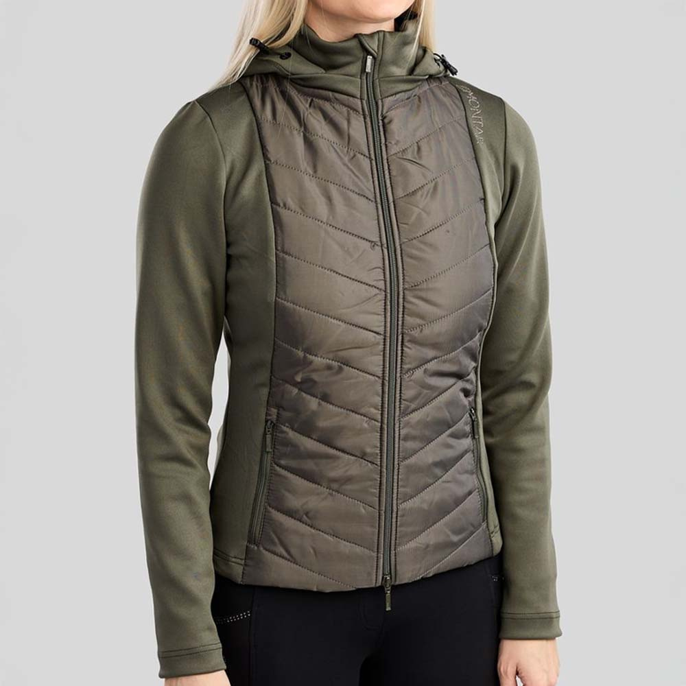 Hybridjacke MoEverline Crystals Forest Green