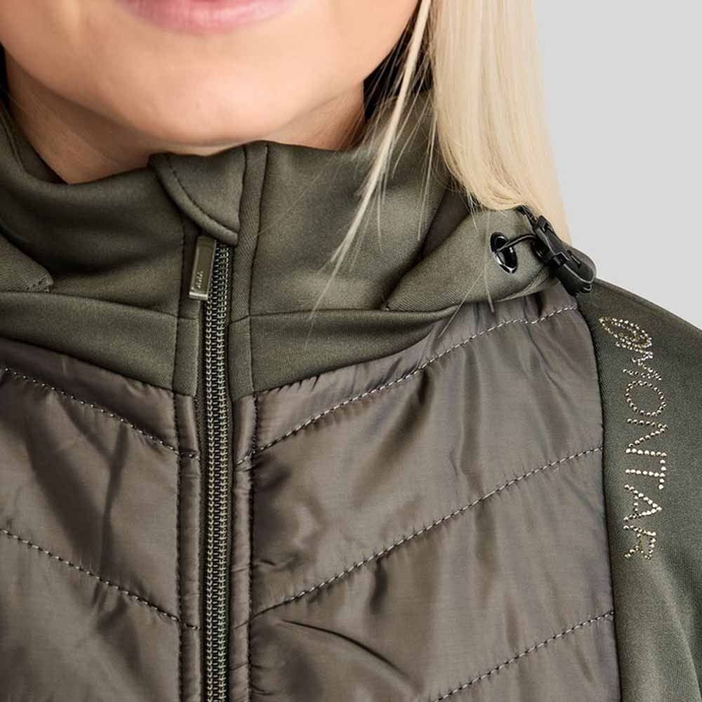 Hybridjacke MoEverline Crystals Forest Green