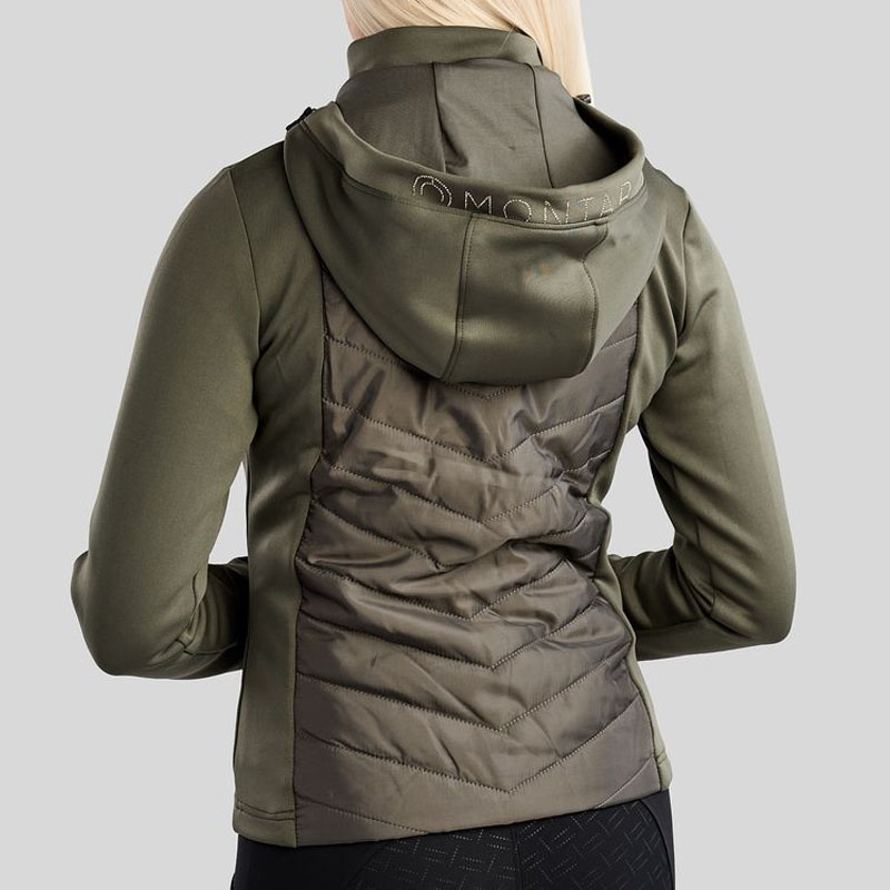 Hybridjacke MoEverline Crystals Forest Green