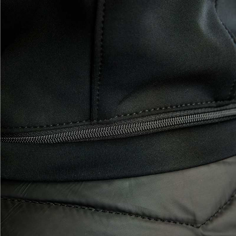 Hybridjacke MoEverline Crystals Schwarz