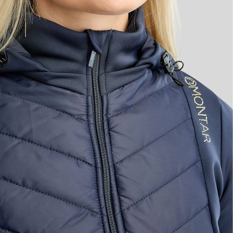Hybridjacke MoEverline Crystals Marineblau