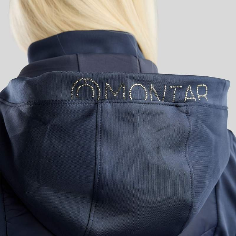 Hybridjacke MoEverline Crystals Marineblau