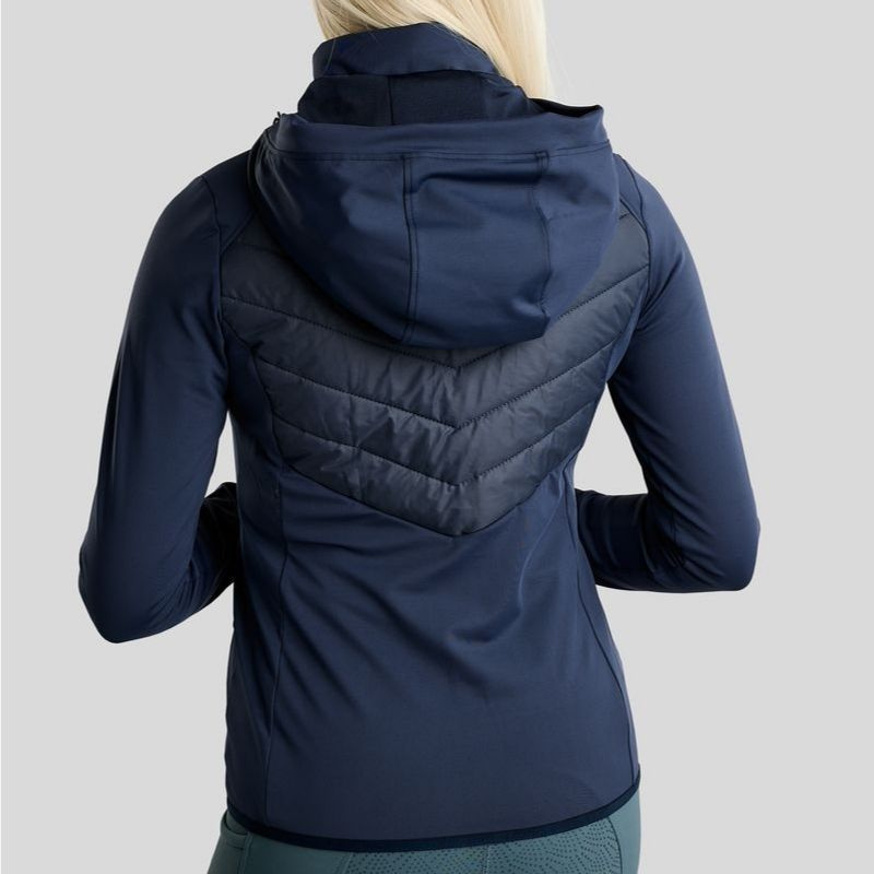 Hybridjacke MoAddie Logo Charm Marineblau