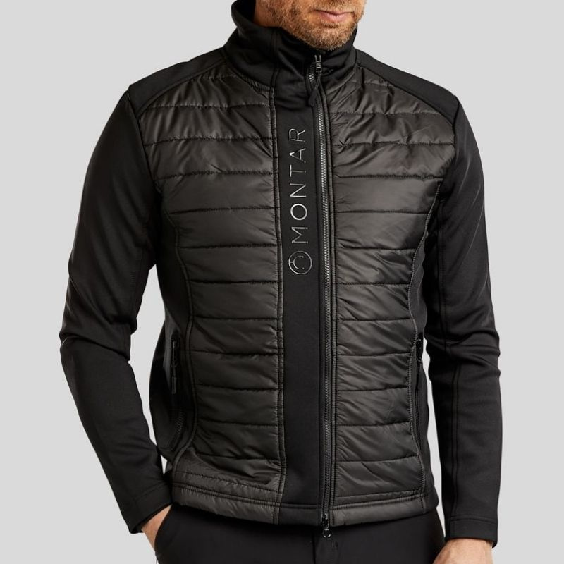 Hybridjacke Herren Emanuel Softshell Schwarz