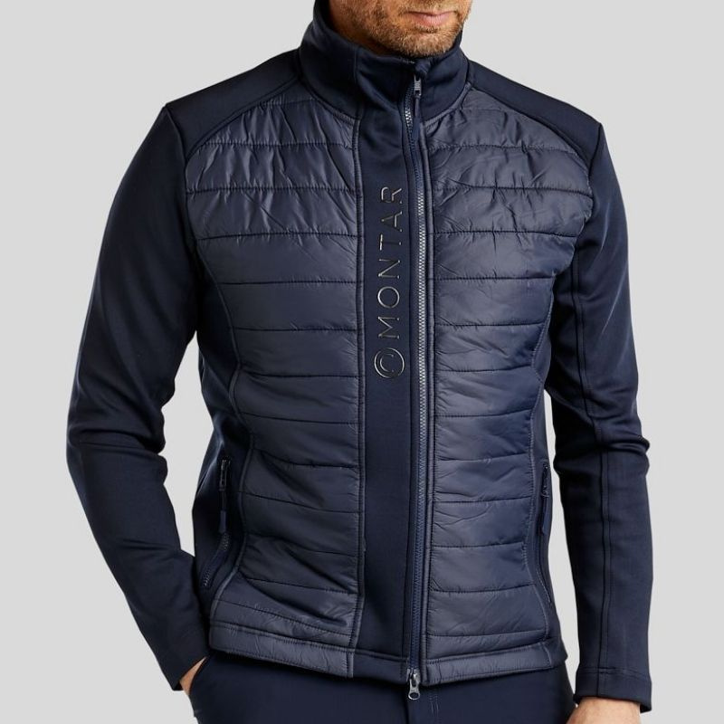 Hybridjacke Herren Emanuel Softshell Marineblau