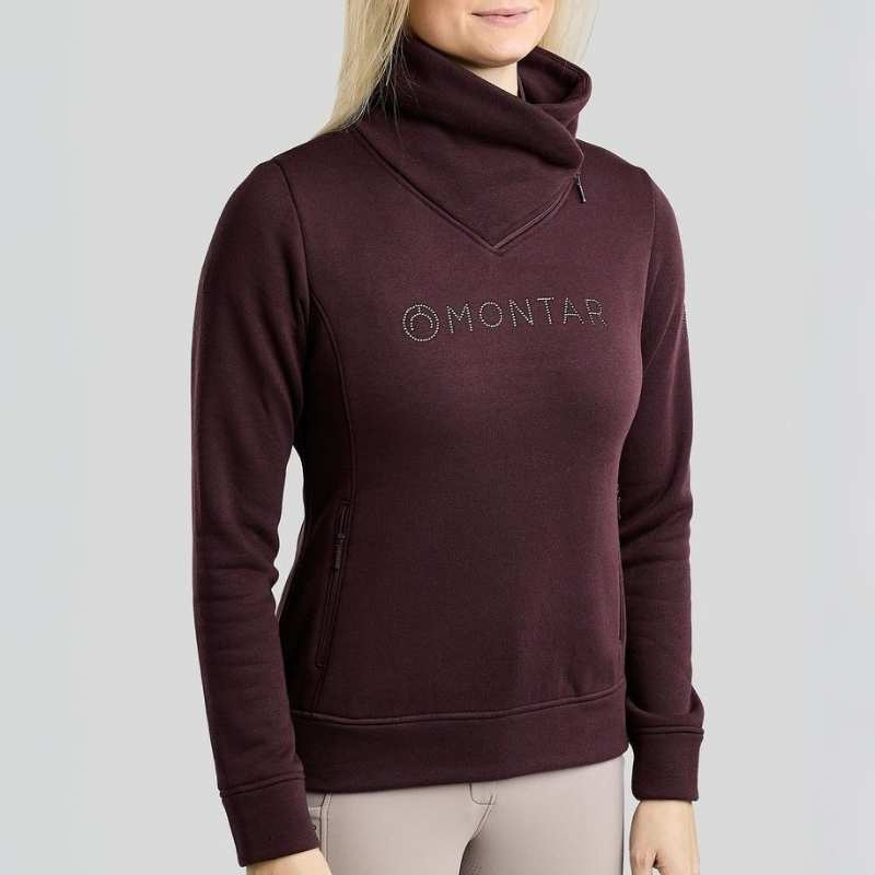 Sweatshirt MoNaja Gun Metal Crystals Fig