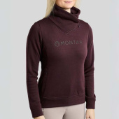 Sweatshirt MoNaja Gun Metal Crystals Fig Sweatshirt MoNaja Gun Metal Crystals Fig