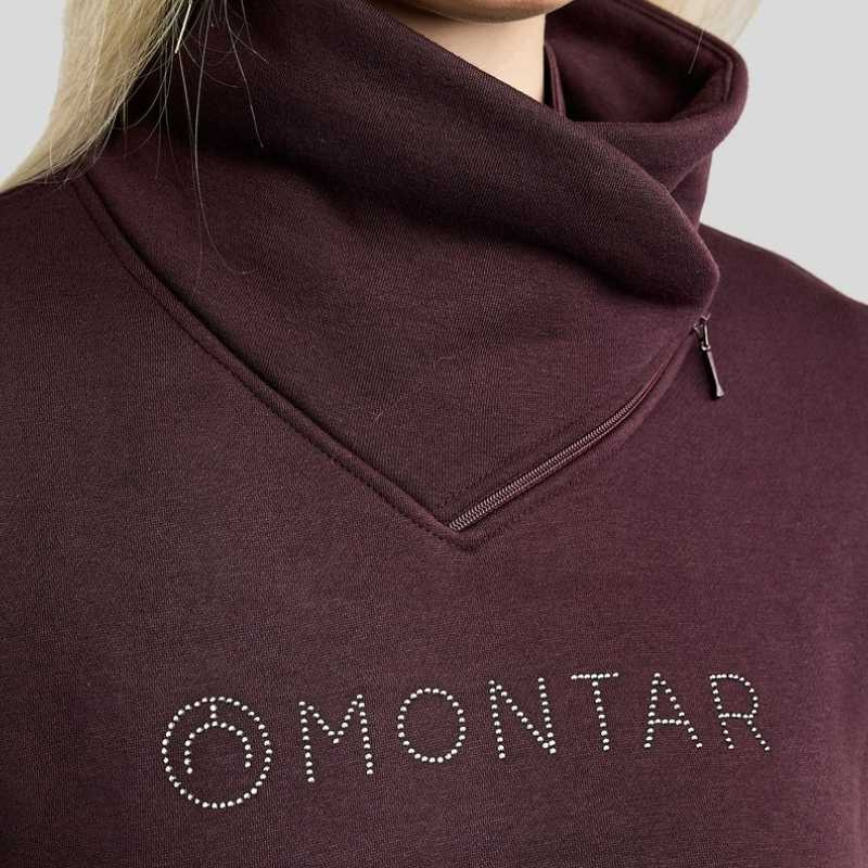 Sweatshirt MoNaja Gun Metal Crystals Fig