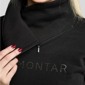 Sweatshirt MoNaja Gun Metal Crystals Schwarz Sweatshirt MoNaja Gun Metal Crystals Schwarz