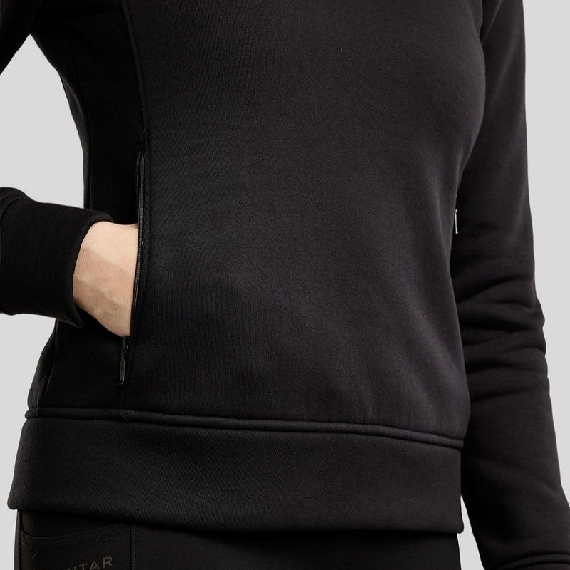 Sweatshirt MoNaja Gun Metal Crystals Schwarz