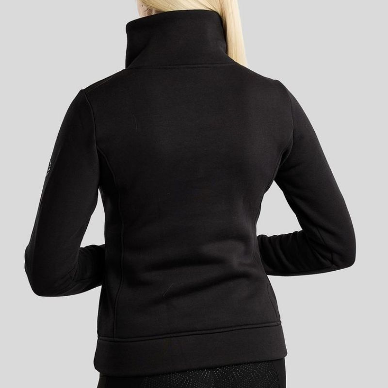 Sweatshirt MoNaja Gun Metal Crystals Schwarz