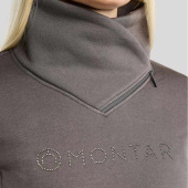 Sweatshirt MoNaja Gun Metal Crystals Grau Sweatshirt MoNaja Gun Metal Crystals Grau
