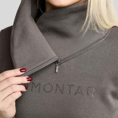 Sweatshirt MoNaja Gun Metal Crystals Grau Sweatshirt MoNaja Gun Metal Crystals Grau