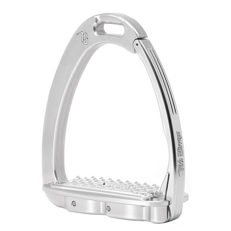 Steigbügel Venice Dressur Abwärts Silber/Silber