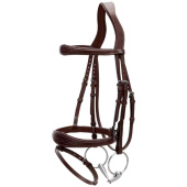 Anatomische Trense mit kombiniertem Reithalfter US Collection Braun Anatomische Trense mit kombiniertem Reithalfter US Collection Braun