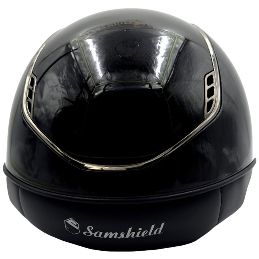 Reithelm Miss Shield 2.0 Glossy Black Chrome Swarovski Crystals Schwarz