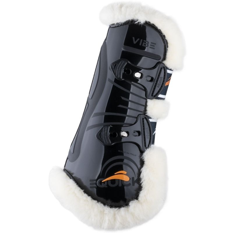 Tendon Boots Vibe Fluffy Schwarz