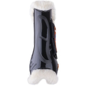 Tendon Boots Vibe Velcro Fluffy Schwarz Tendon Boots Vibe Velcro Fluffy Schwarz