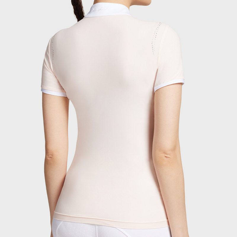 Turniershirt Leia Crystal SS Hellrosa