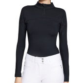 Funktionsshirt Amber 1/2 Zip Schwarz Funktionsshirt Amber 1/2 Zip Schwarz