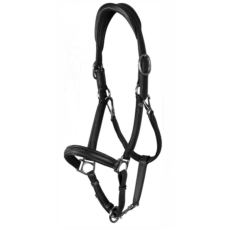 Lederhalfter 2-in-1 WC Schwarz