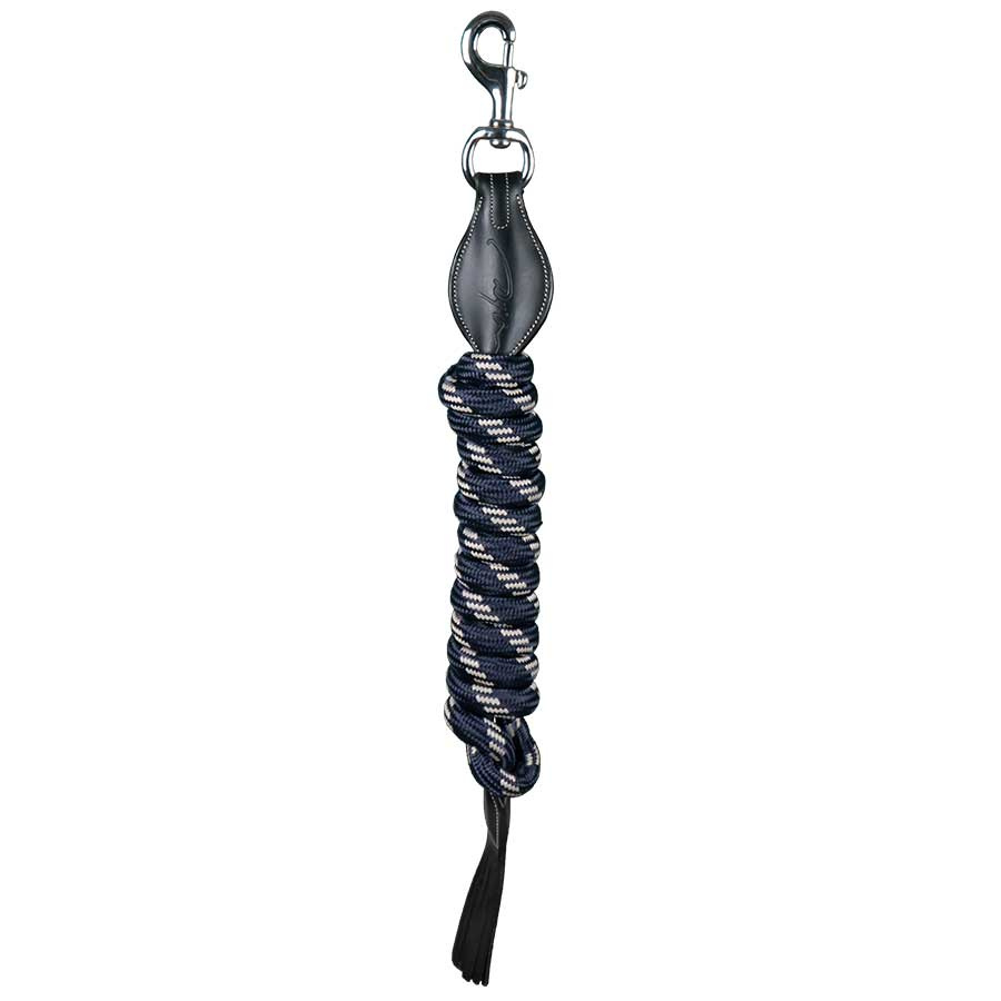 Führstricke Nylon/Leder WC Blau/Schwarz