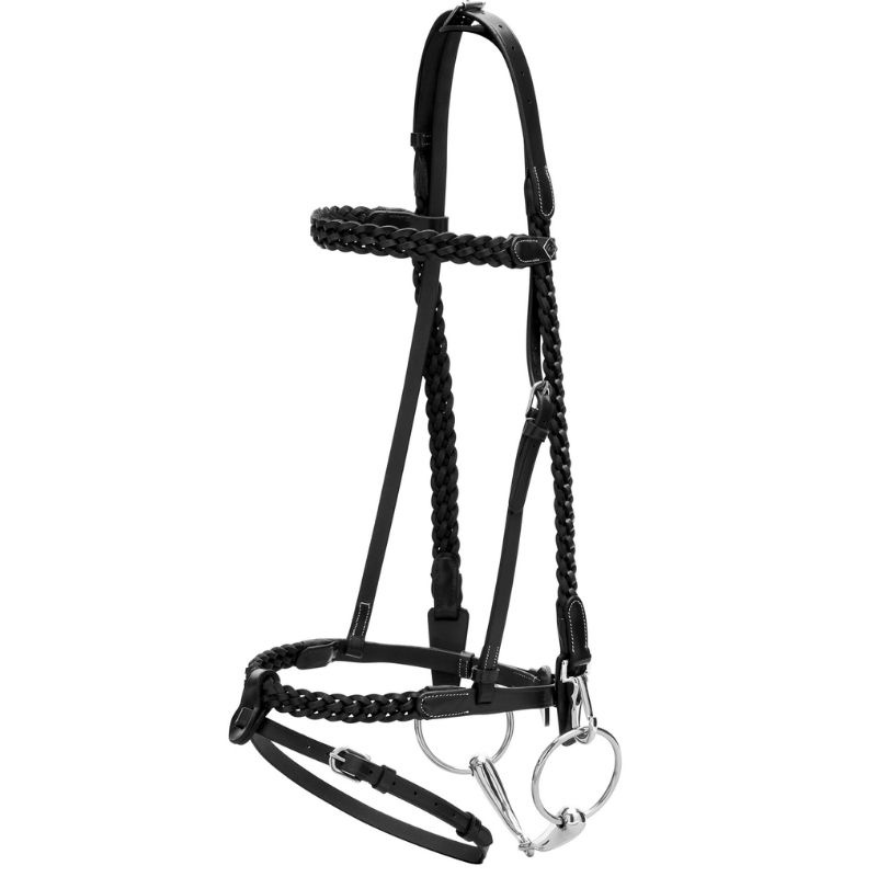 Trense Plaited Training Working Collection Schwarz
